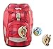 Produktbild ERGOBAG SCHULRUCKSACK PRIME 2TLG RhabarBär pink karo Pferde