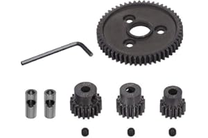 WANGCL Ensemble d'embrayage 54T avec pignons 15T 17 19T pour voiture télécommandée 1/10 Traxxas Slash 4x4 4WD/2WD VXL Rally VXL Stampede 4x4 Traxxas 1/10 Summit