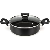 Tefal Titanium 3X Force 24 Cm Cam Kapaklı Kısa Tencere 2100134009
