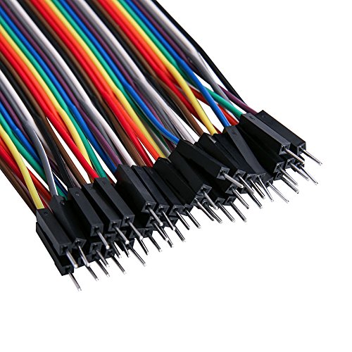 Elegoo 120 Piezas de Cable DuPont  40 Pines Macho-Hembra  40 Pines Macho-Macho  40 Pines Hembra-Hembra  Cables Puente para Placas Prototipo  Protoboard  para Arduino  Kit de Cables para Arduino
