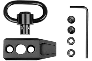 HOUSON QD Sling Swivel, Picatinny-Schiene Schnell Detach Swivel Adapter Quick Release Sling Basis für KEYMOD taktisches Schießen, Waffenheben und Jagen ZW-53