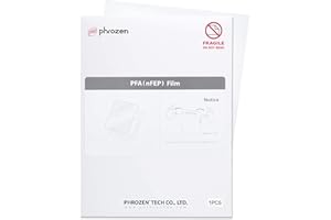 Phrozen Película de Liberación PFA para Impresoras 3D de Resina | Película nFEP Separadora para Impresora LCD Sonic Mini/Mighty 4K | Duradera, Función de Separación Mejorada - 1 Pieza (290x210 mm)