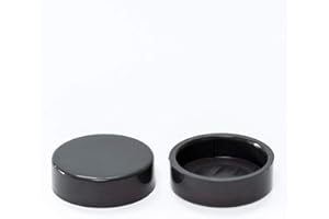 companyblue Cover Cap for Heated Towel Rail Radiator blanking plugs and bleeding valves (Anthracite Pair)