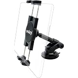 Car Tablet Holder Dashboard, woleyi Dash Phone Tablet Mount with Screen Suction Easy Telescopic Tube Design for iPad Pro Air 