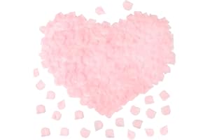 JOFONY 1500 Stück Rosenblätter,Künstliche Rosenblüten,Gefälschte Rose Petals,Rosen Deko für Hochzeit Valentinstag Geburtstag Romantische Atmosphäre(Rosa)