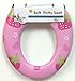 Child Soft Padded Potty Training Toilet Seat Kids Children Art Printed (Pink With Heart Print)