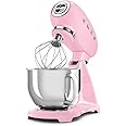 Smeg SMF03PKEU Planetary Mixer with a Power of 800 W SMF03PKEU-pastel Pink, Stainless Steel
