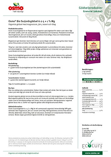 Osmo® Bio Rhododendron Dünger 6-2-5 +1 % Mg, 5 kg Sack - 5