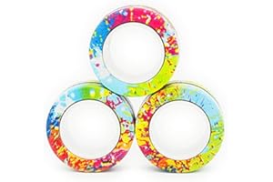 DROQUIMUR 3ud | Anillos Magnéticos | Fidget Spinner | 3 Unidades | Aros Multicolor