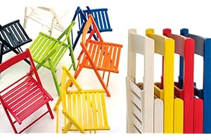 ZStyle Klappstuhl aus buntem Holz, platzsparend, für Garten, Terrasse, Balkon, Bar, Restaurant, leicht, Camping, Esszimmer, Küche, Massivholz Buche (1, grün)