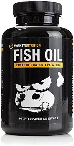 Monkey Nutrition Fish Oil - 120 Enteric Coated Soft Gels