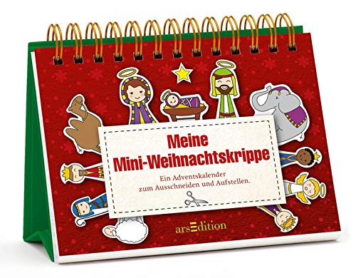 Preisvergleich Produktbild Meine Mini-Weihnachtskrippe: Ein Krippen-Adventskalender zum Ausschneiden und Aufstellen