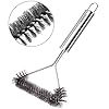 Bbq Grillbrste Mit Edelstahlgriff Und Borsten Grill Brste Mit 360 Reinigung Fr Outdoor Freizeit Und Camping 305 Cmvon Tarent