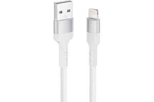 Baileku Cavo iPhone 1M Cavo Lightning USB Certificato MFi Cavetto iPhone Filo Carica Rapida Nylon Cavo Ricarica Caricatore per iPhone 14 13 12 11 Pro Max Mini XS XR X 8 7 6 6s Plus SE, iPad