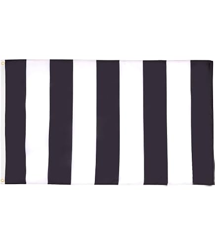 R&F srls Bandiera Scacchi BIANCONERI Bianco Neri Tessuto Misura Standard 90 X 150 cm