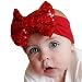 Baby Photography Hairband Koly Girls Elastic Children Headband Cute Sequins Bow Hair Accessories (A)