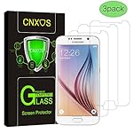 [3 Pack] Samsung Galaxy S6 Protection d'écran, CNXUS Verre Trempé Protecteur film Samsung Galaxy S6 Dureté 9H Anti-rayure 3D Touch Compatible Protection écran pour Samsung Galaxy S6