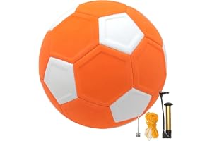 PLLYPE Fotbollsboll med Kurva för Barn, Storlek 5 Kurvad Fotbollsboll med Förstärkta Syen, Kurvad Gummifotboll Swerve Boll Lämplig för Presenter och Fotbollsmatcher för Barn