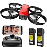 [APP-Steuerung & Unterhaltung Flugmodi]: Rufen Sie die APP auf: Flyingsee. Sie erhalten nicht nur einen FPV-Monitor, der an die Kamera der Drohne angeschlossen ist, sondern auch eine weitere Steuerungsschnittstelle, und Sie haben viel mehr Spaß mit dem Gravitationsinduktions- und dem benutzerdefinierten Routenmodus .