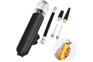 ‎JOOFANG Joofang Tragbare Mini Ballpumpe mit Nadeln,Dual-Action Luftpumpe mit 2 Nadeln und 2 Düsen für Fußballball,Basketball,Volleyball,Luftballons,Sportbälle,aufgeblasene Gegenstände Spielzeug