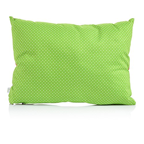 La Petite Unique 35 x 25 cm Kinderkopfkissen MIT FÜLLUNG waschbares Babykissen 100 % Ökotex zertifiziert Motiv: Dinos Grau - 3