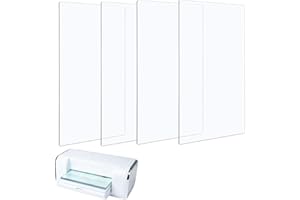 BAOFALI 4 Pcs 2 Pair Polycarbonate Cutting Pads for BSP & BS Switch Die Cutting Machine, Clear, Compatible Pads for Embossing & Crafting (12.75 x 8.75 x 0.125 in)