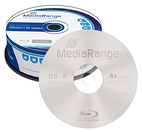 MediaRange MR503 – BD-R Blu-ray Disc 25GB 4x Speed, 25 Stück - 3