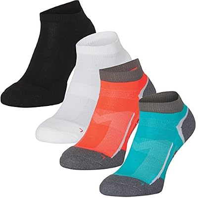 DANISH ENDURANCE Low-Cut Pro Running Socks (EU 39-42, Noir - 3-Pack)
