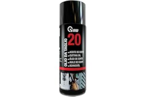 VMD Italia - VMD 20 - Olio da Taglio, Olio Spray Lubrificante Professionale, Perfetto per il Taglio di Metalli, Prolunga la Vita degli Utensili Tornio, 400 ml