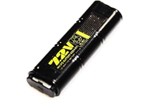 AIRSOFT WEBSITE WELL 7,2V 450mAh Ni-MH Rechargerable Batterie für Airsoft AEG Vz61 / MP7 / MAC10 / R2 / R4