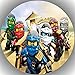 Produktbild Fondant Tortenaufleger Tortenbild Geburtstag Ninjago T31