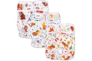 Dono Pañales Reutilizables para Perros Femeninos Paquete de 3, pañales Lavables súper absorbentes, cómodos pañales para Mascotas, Bragas sanitarias para Perros pequeños, medianos y Grandes