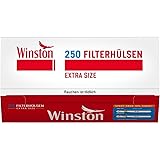 2000 (8x250) Winston EXTRA (Hülsen, Filterhülsen, Zigarettenhülsen)