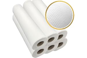 DSTOCK60 - DRAP EXAMEN GAUFRÉ - PURE OUATE BLANCHE - 60 X 35 CM - LE LOT DE 6 ROULEAUX