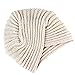Produktbild Beanie Mütze Damen,iSpchen Wolle Strickmütze,Weiche Baumwolle Cap,Strickmütze Cover Up,Gestrickter Turban Hut Für Frau Beige