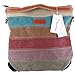 Produktbild FAIRY COUPLE Mitte Fashion Damen Mädchen Schultasche Alltagstasche Universal Leinwand Multifunktion RegenbogenDesign mit Schulterträger C5107