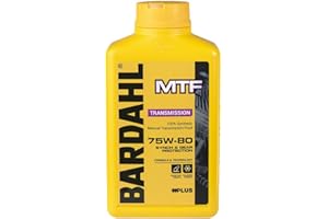Bardahl - MTF 75W-80 - Olio per Trasmissione e Differenziale Auto, Protezione degli Ingranaggi, Antiusura, Lubrificante Versatile ad ogni Temperatura, 1 L