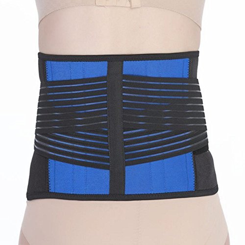 Back Support, EONANT Deluxe Neopren Double Pull Lendenwirbelstütze Lower Back Gürtel Brace für Back / Slipped Disc Schmerzlinderung (XXXL) - 9