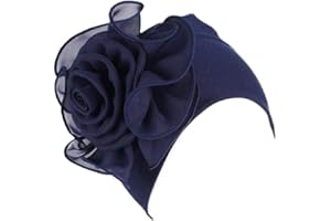 YONKINY YONKOUNY Chimio Turban pour Femmes Élégant Confortable Chapeau Bonnet Cancer Élastique Headdress Fleur pour La Perte De Cheveux Chimiothérapie