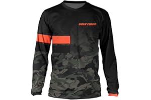 UGLY FROG 2021 - Camiseta de ciclismo para hombre de manga larga para bicicleta de montaña Downhill Freeride BMX