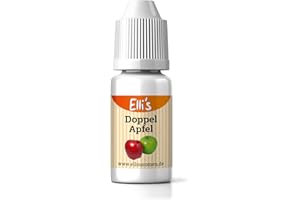 Ellis Aromen Doppel Apfel NATURIDENTISCHES Lebensmittelaroma | Für Speisen & Getränke | 10 ml