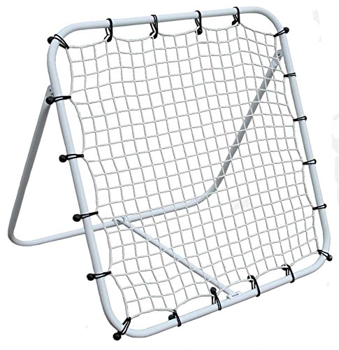 Rebounder, Returnwand, Prallwand, Kick Back - Farbe: weiß - Maße: 110 x 110 cm