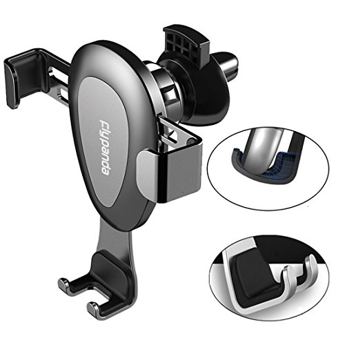 iPhone Porta Cellulare da Auto, Flypanda Supporto Auto Smartphone da Auto GravitÃ  Universale 360 Gradi di Rotazione per iPhone X 8 7 6S 6 Plus 5 5s / Samsung galaxy s8 S7 edge S6/ Huawei Honor 9/ Sony/ LG/ Xiaomi/ GPS ecc (Grigio)