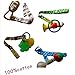 Edealing Anti Lost Stroller Straps Accessories Toy Leash-Saver Baby Cute Toy Straps With Button Clasps Pack Of 4