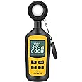 URCERI Light Meter Digital Illuminance Meter Handheld Ambient Temperature Measurer with Range up to 200