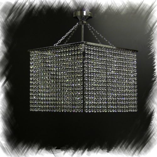 SQ40/1TIER Lead Chrome sparkling Crystal Glass Chandelier, chandlier, Chandalier, Ceiling Light, Lamp, lighting, light fitting