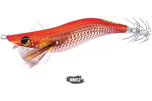 JATSUI Leurre Pêche Artificiel Naturel Mullet, Totanare Lumo, Deep Egi Leurres #3.0/mm105 Différentes couleurs, Sinking Rate 5,5 Sec. / m 105 mm Wgt 14,5 gr (NM 02)