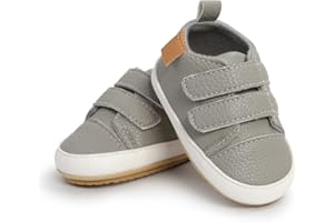 MK MATT KEELY Baby Mädchen Jungen Lauflernschuhe PU Leder Leichte Schuhe mit Weiche Sohle 3-18 Monate