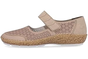 Rieker Ladies Summer Shoes with Punched Out Detailing 44864