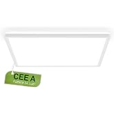 BRILONER - LED ceiling lamp, CEE A light source, 14.2 W 3000 lm, extra flat design, indirect light, modern luminous panel, li